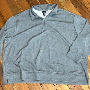 NEW CGLCG 3X Plus Size Long sleeve Women's Grey Sweatshirt